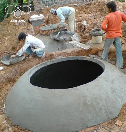 hầm biogas truyền thống