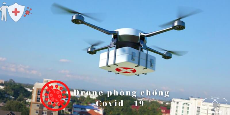 Máy bay không người lái drone phòng chống covid