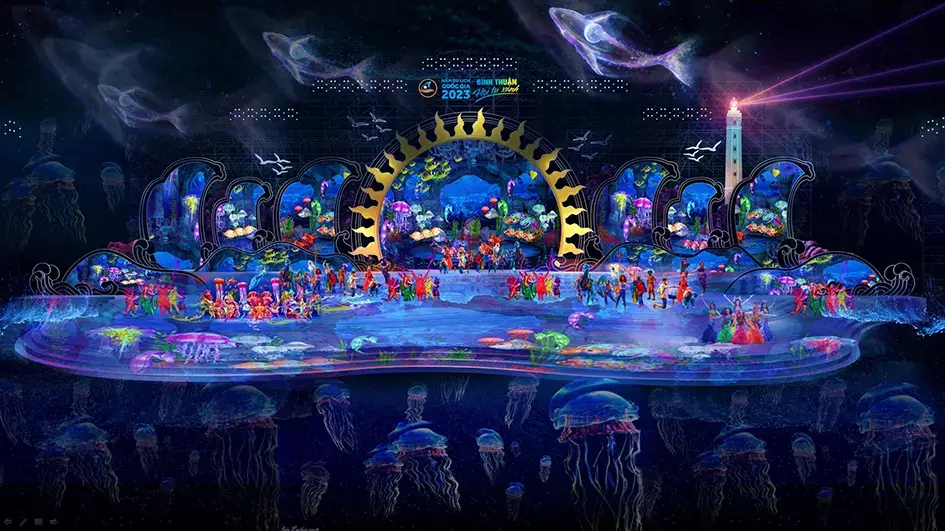 KHAI MÀN NĂM DU LỊCH QUỐC GIA 2023: MÃN NHÃN ĐẠI TIỆC ÁNH SÁNG DRONE SHOW %