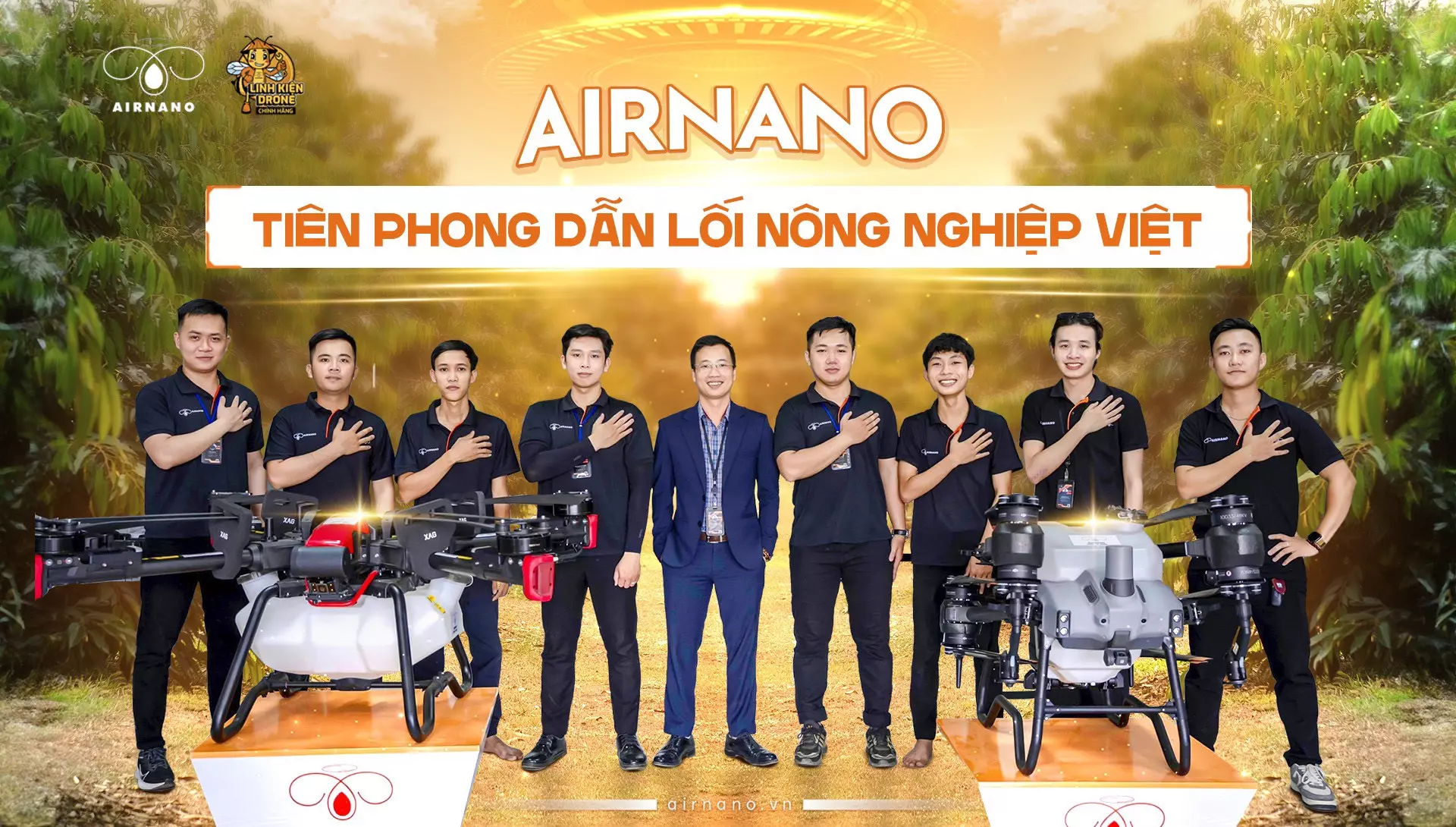 Airnano Việt Nam - Máy bay phun thuốc hàng đầu %