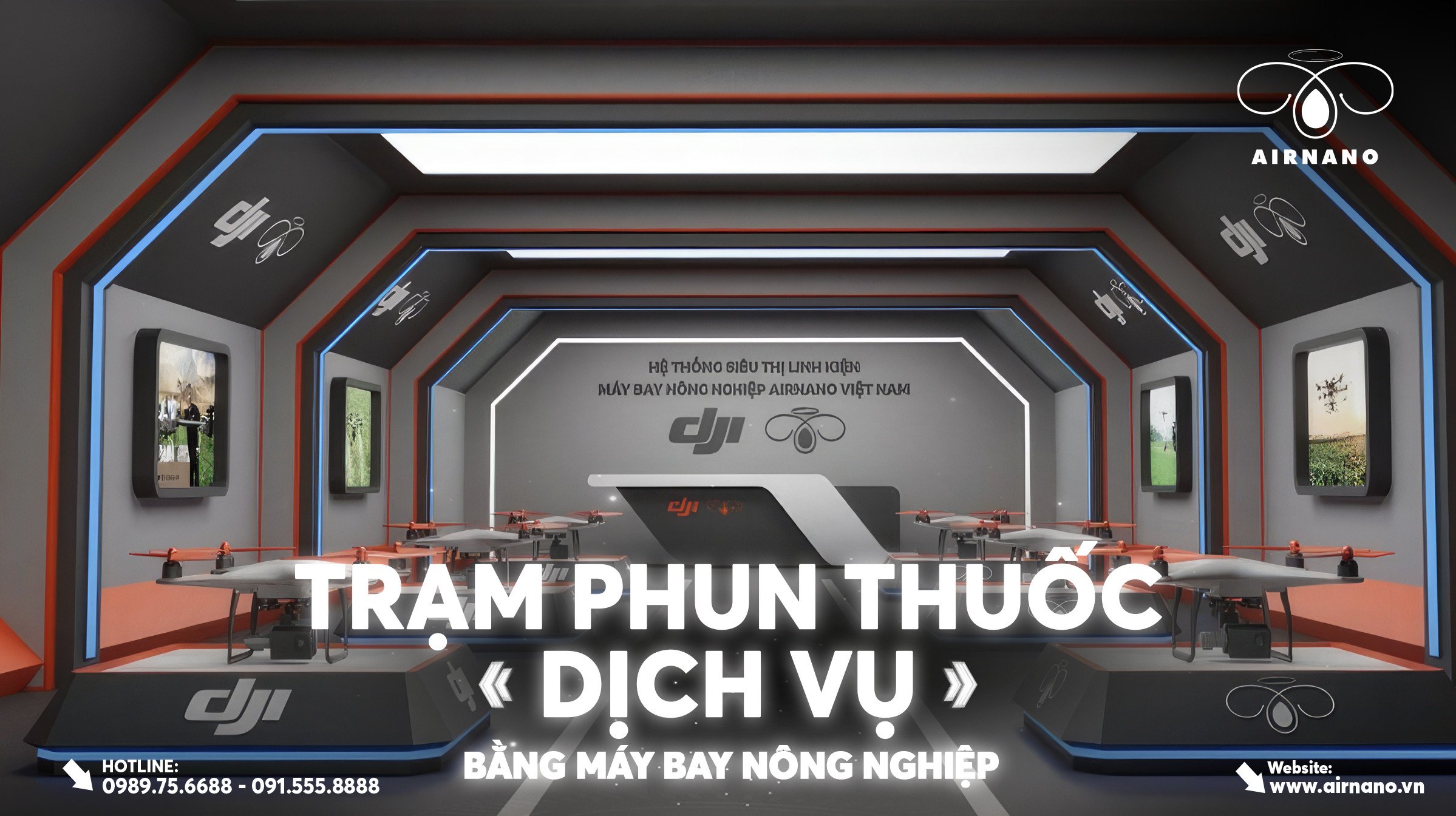 trạm phun thuốc dịch vụ