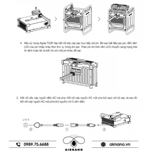 Sạc pin T20P