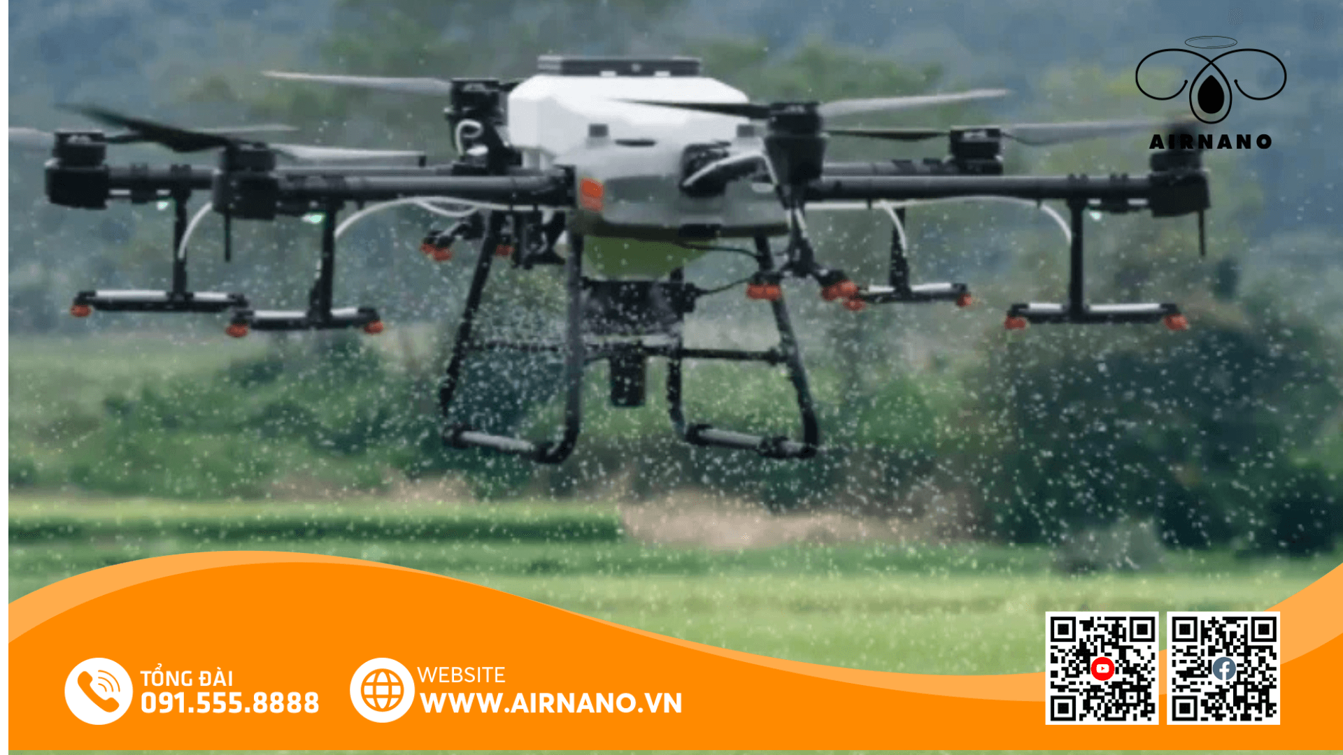 Drone giúp tăng năng suất và hiệu quả phun thuốc