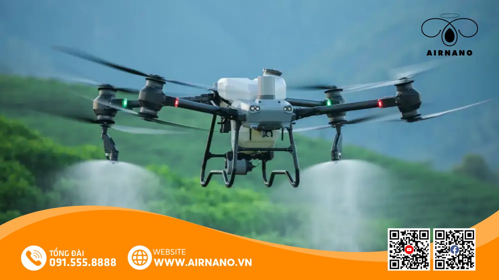 DJI Agras T50 - Giải pháp máy bay phun thuốc tối ưu cho cây xoài