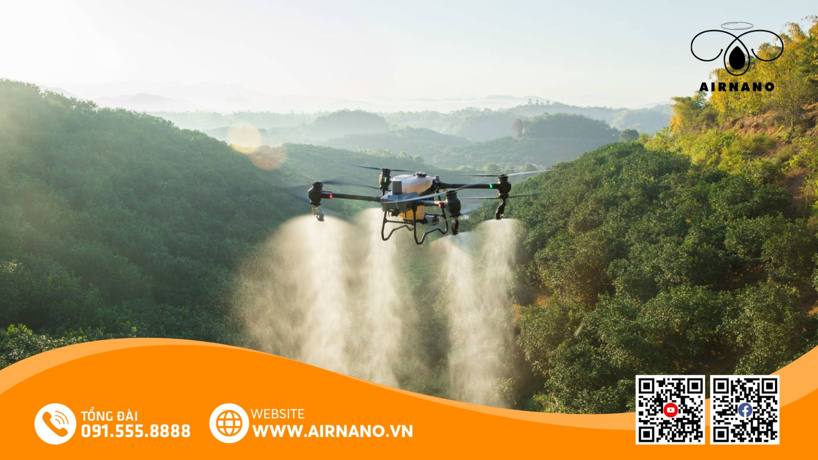 DJI Agras T50_ Giải pháp máy bay phun thuốc tối ưu cho cây mít