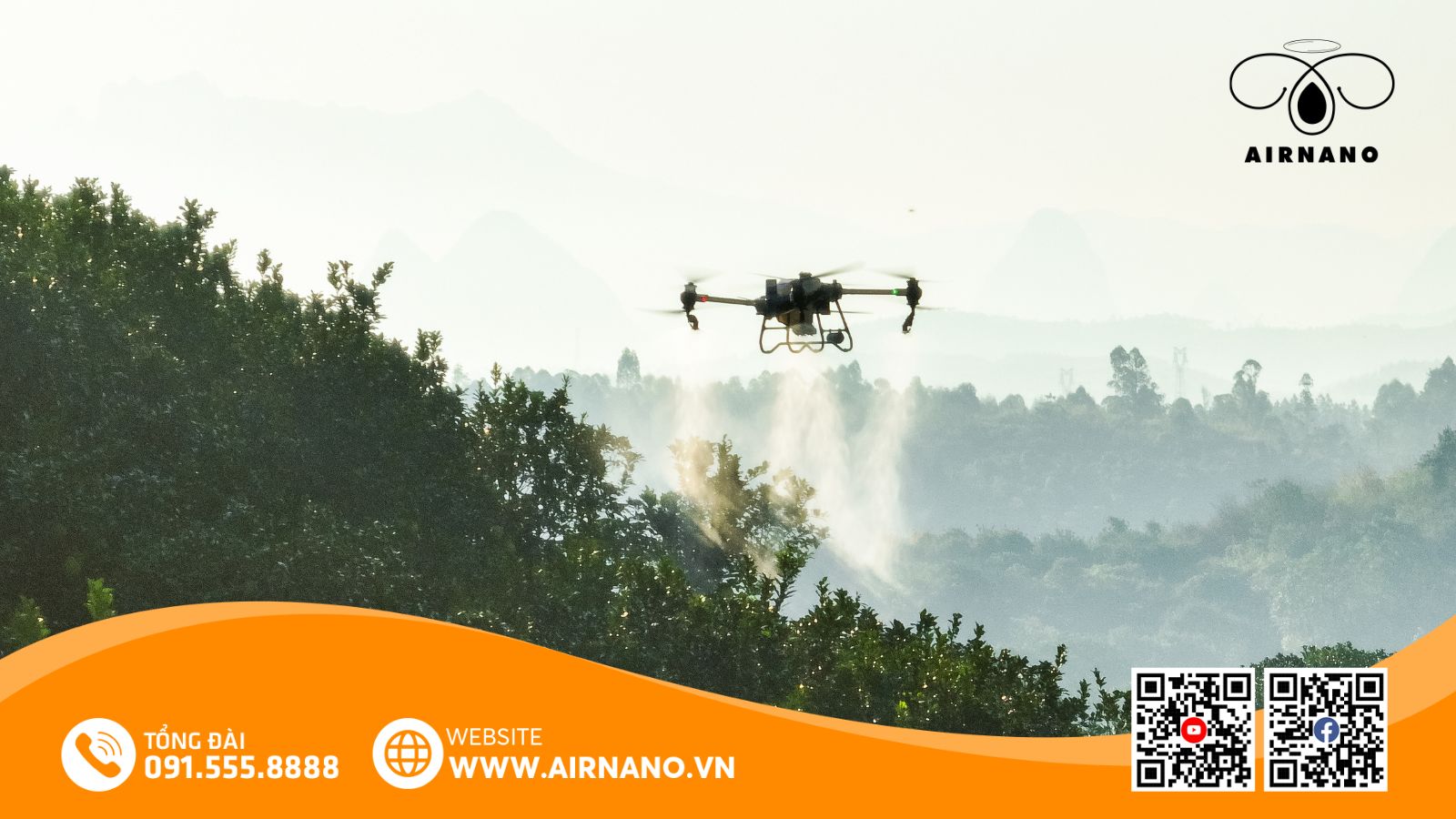 DJI Agras T50_ Giải pháp máy bay phun thuốc tối ưu cho cây chanh