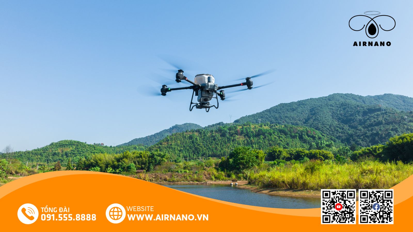 DJI Agras T50_ Giải pháp phun thuốc hiện đại và hiệu quả nhất cho cây quế