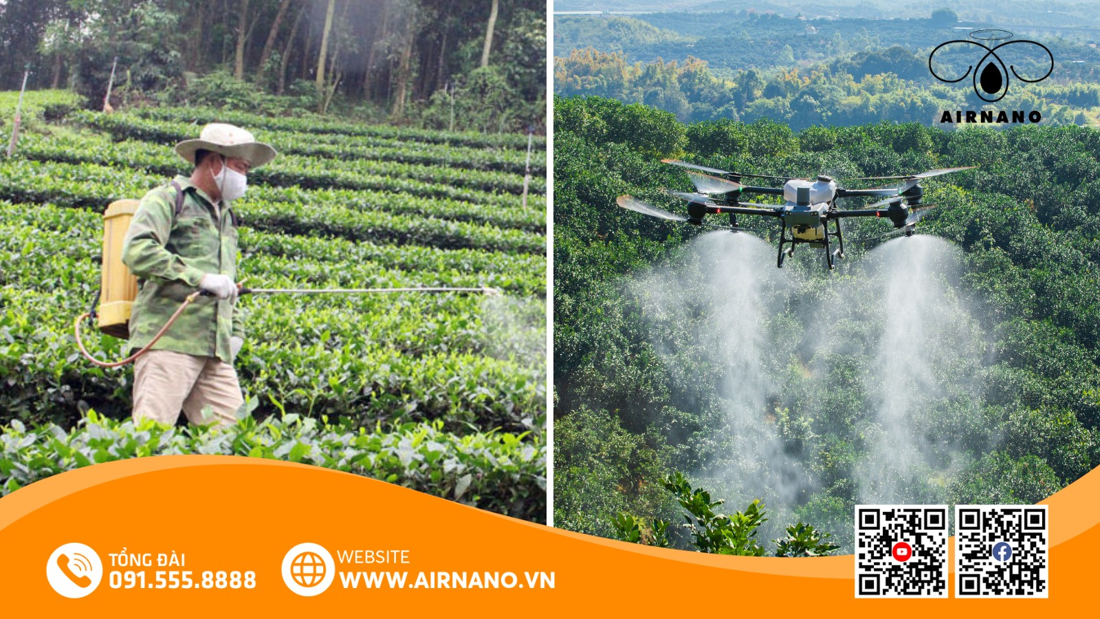 So sánh giữa phương pháp phun thuốc truyền thống và thiết bị bay phun thuốc cho cây ớt