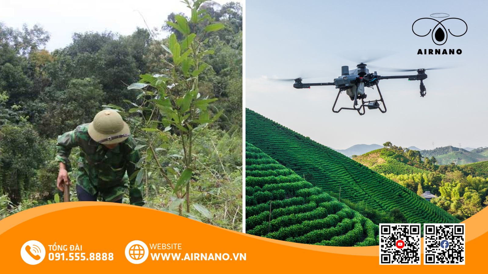 So sánh giữa phương pháp phun truyền thống và drone nông nghiệp cho cây quế_ Đâu là lựa chọn tối ưu