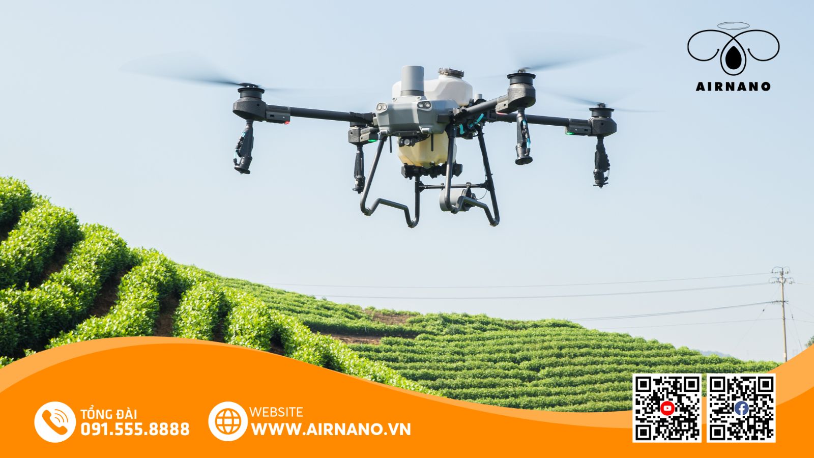 Ứng dụng máy bay phun thuốc cho cây chôm chôm