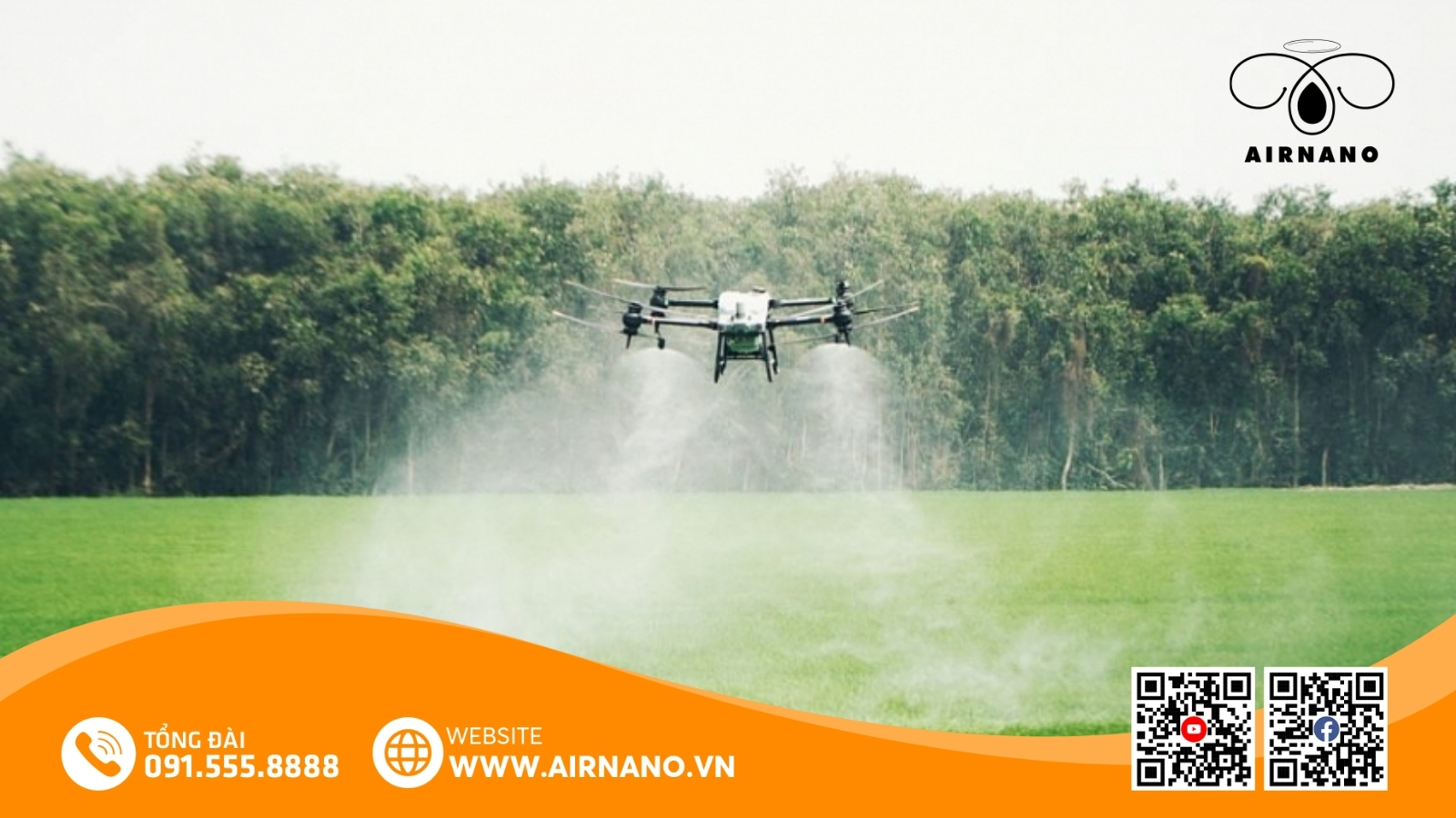 Ứng dụng máy bay phun thuốc cho rau màu