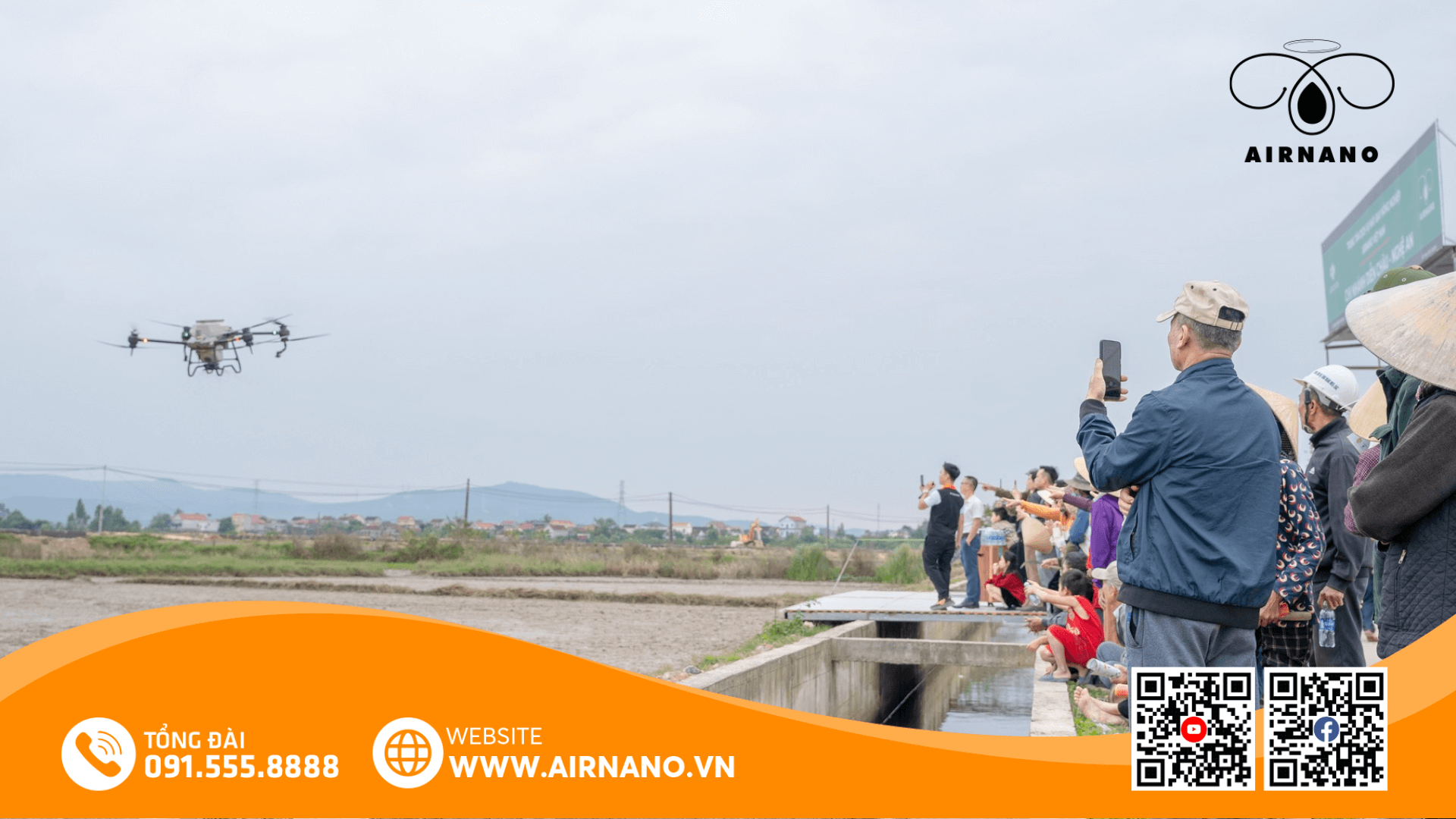 Ứng dụng máy bay nông nghiệp vào canh tác