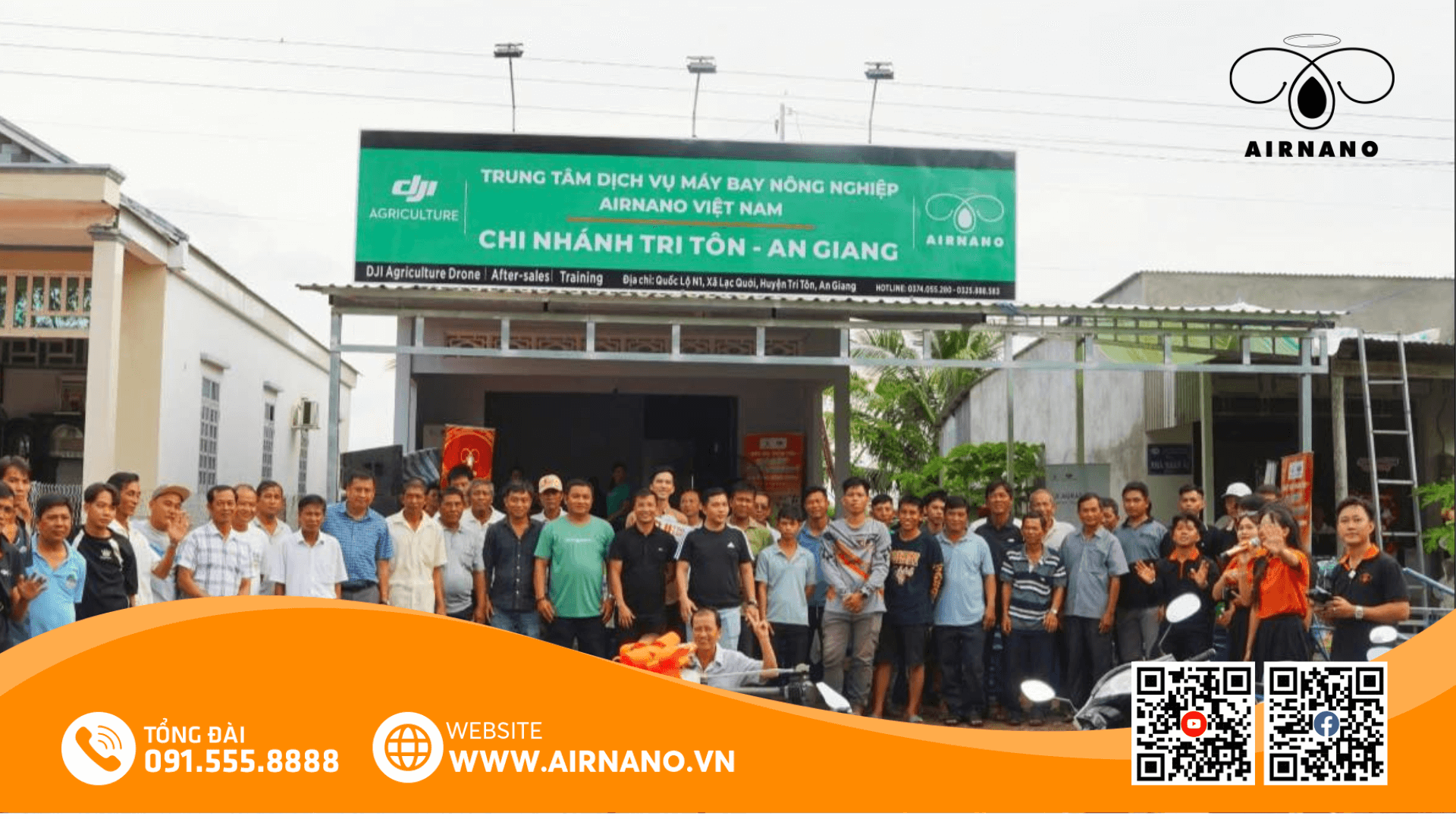Airnano thương hiệu cung cấp máy bay nông nghiệp