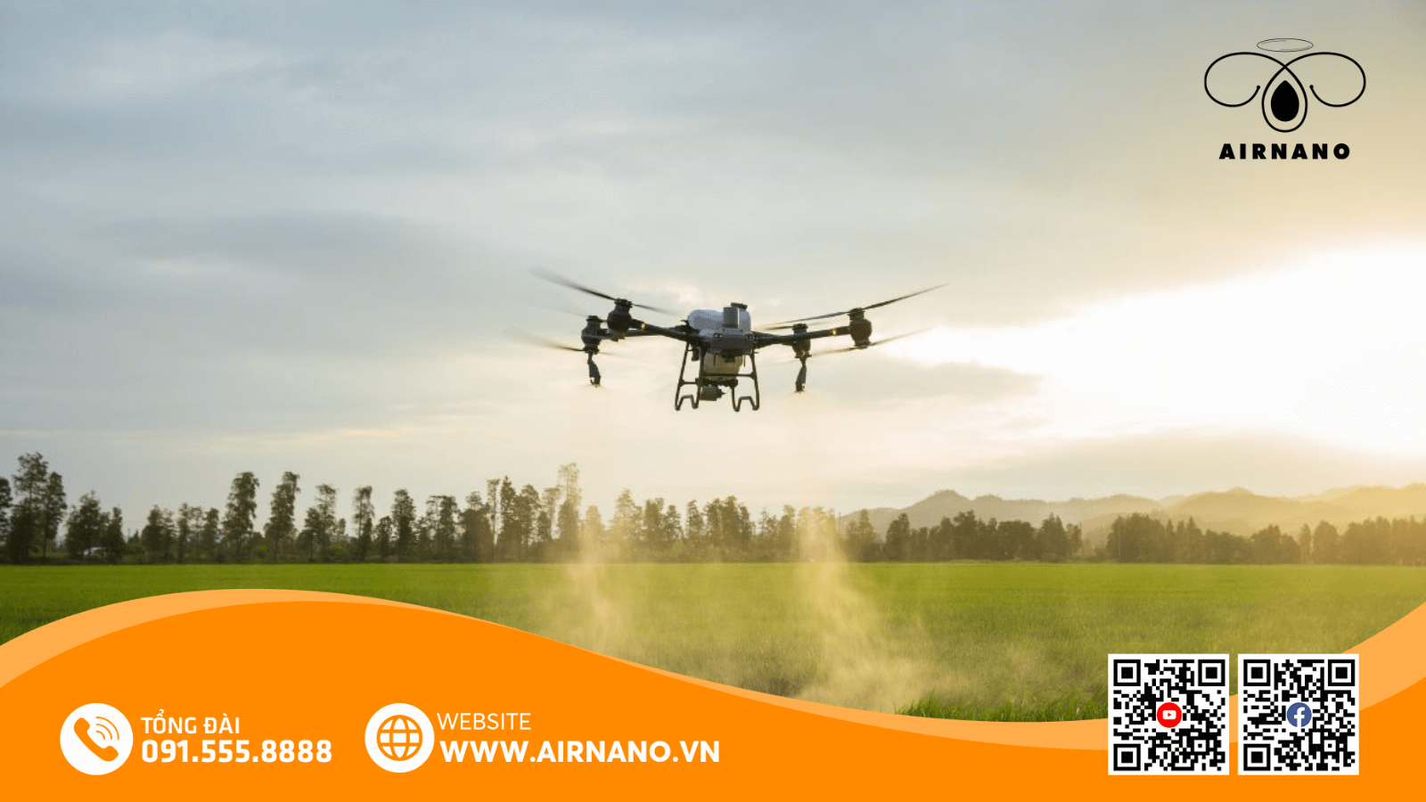 Máy bay phun thuốc trừ sâu tại Cần Thơ