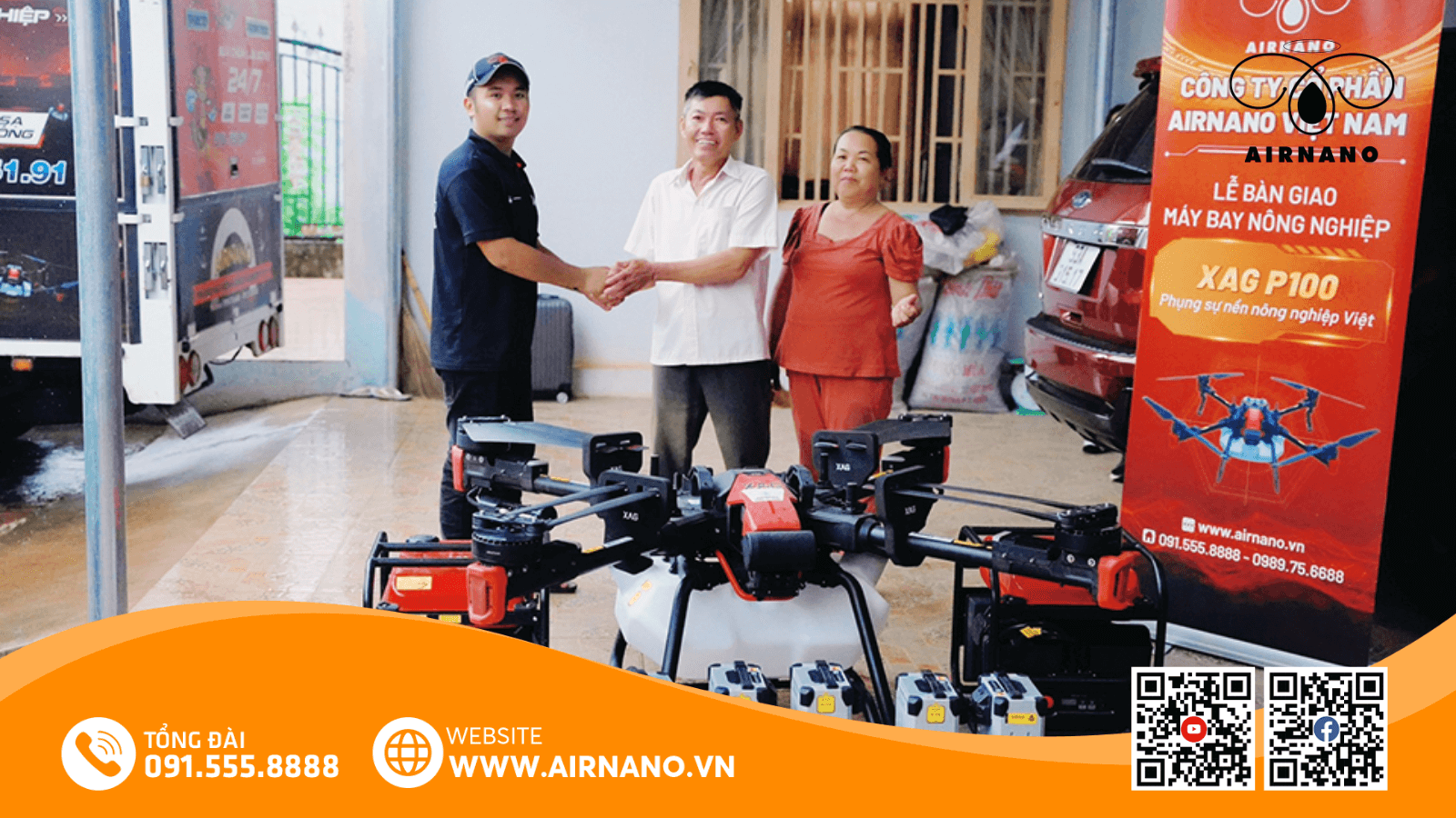 Airnano cung cấp máy bay phun thuốc tại An Giang