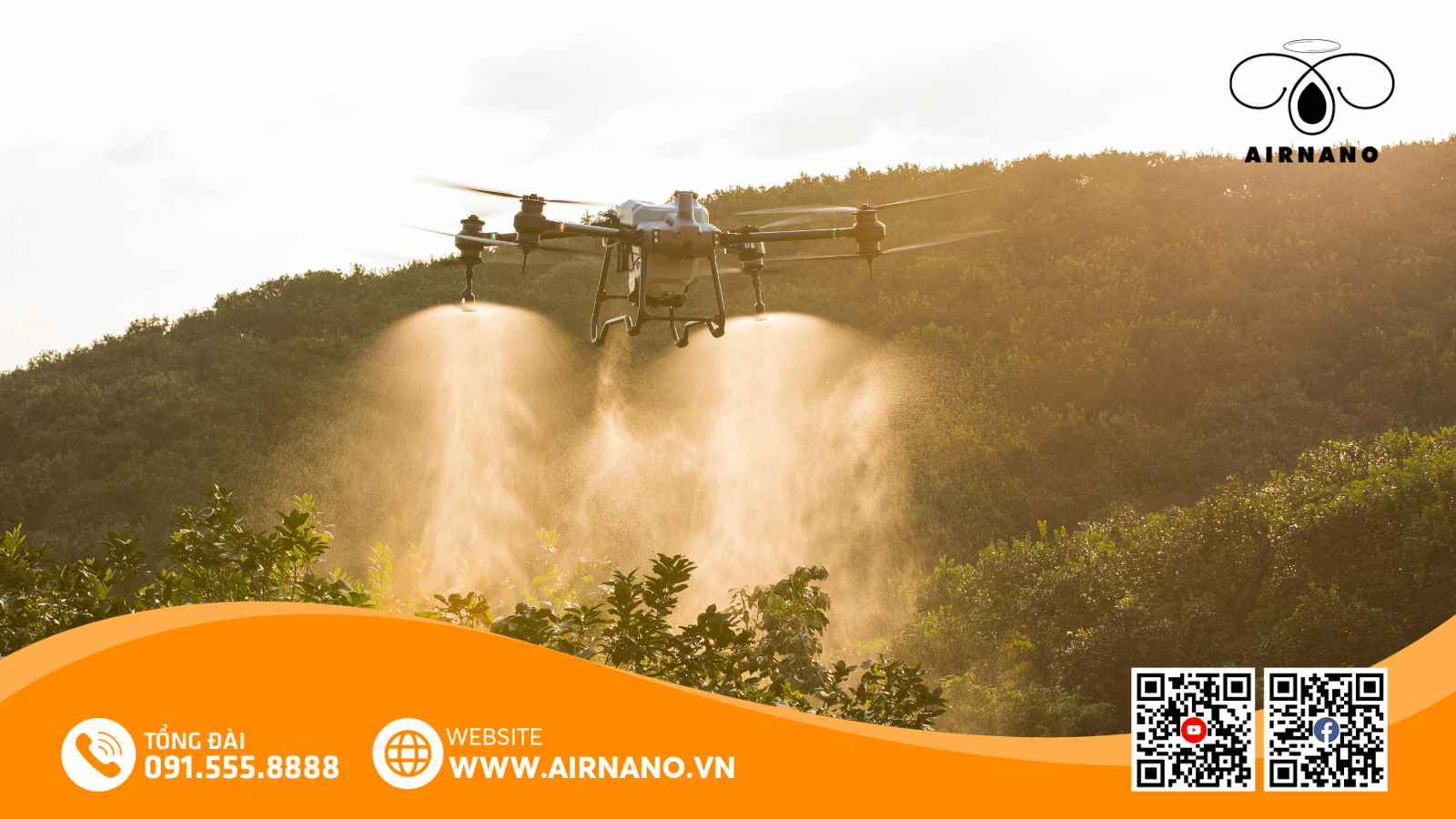 Máy bay phun thuốc trừ sâu An Giang