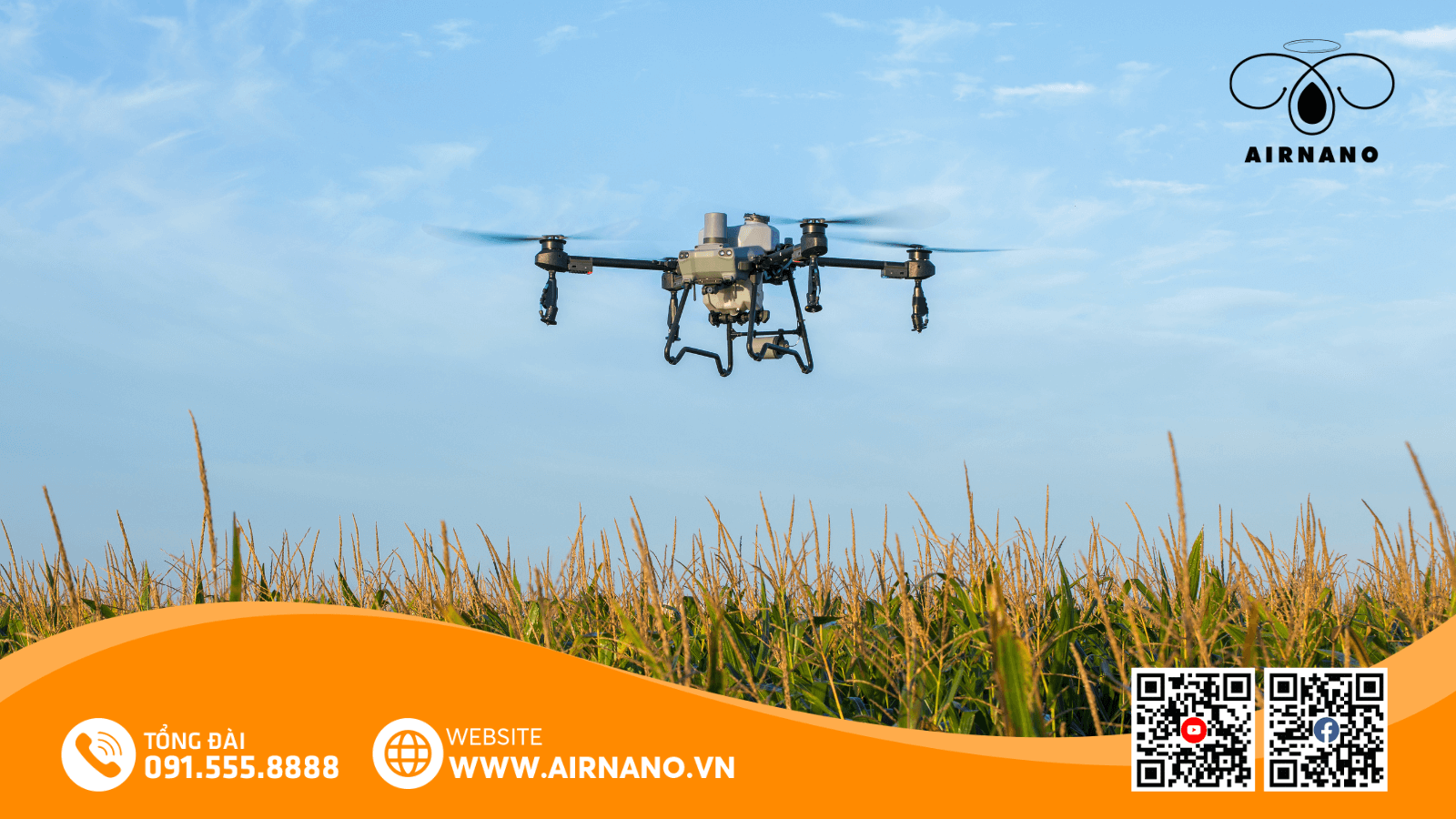 Đơn vị cung cấp máy bay phun thuốc trừ sâu tại Kiên Giang | Airnano Việt Nam